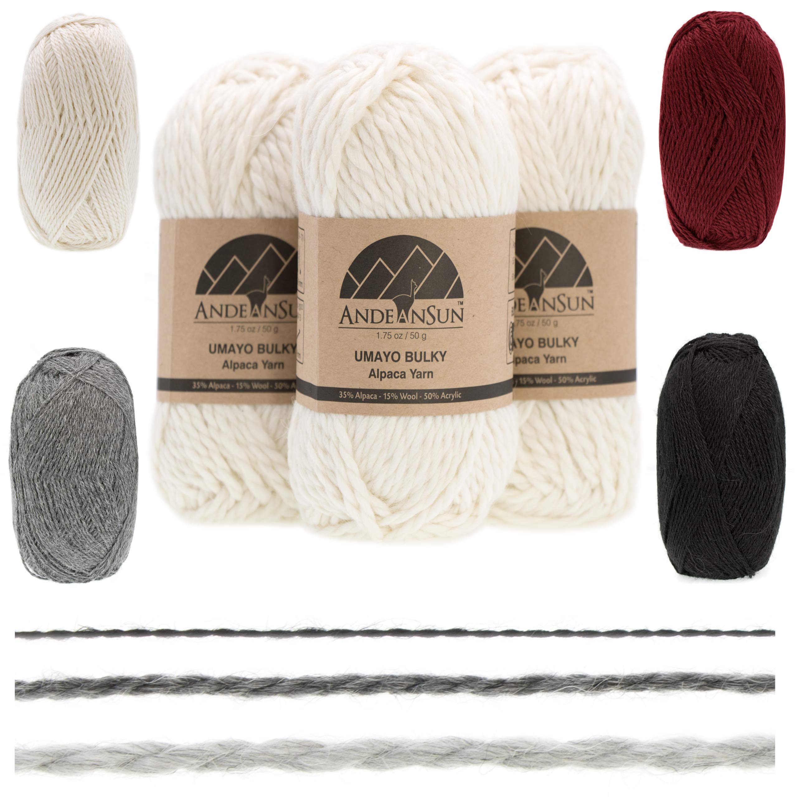 Amazon.com: (3 Small Gorgeous Skeins) Alpaca Yarn Blend Amazon.com: (3 Small Gorgeous Skeins) Alpaca Yarn Blend